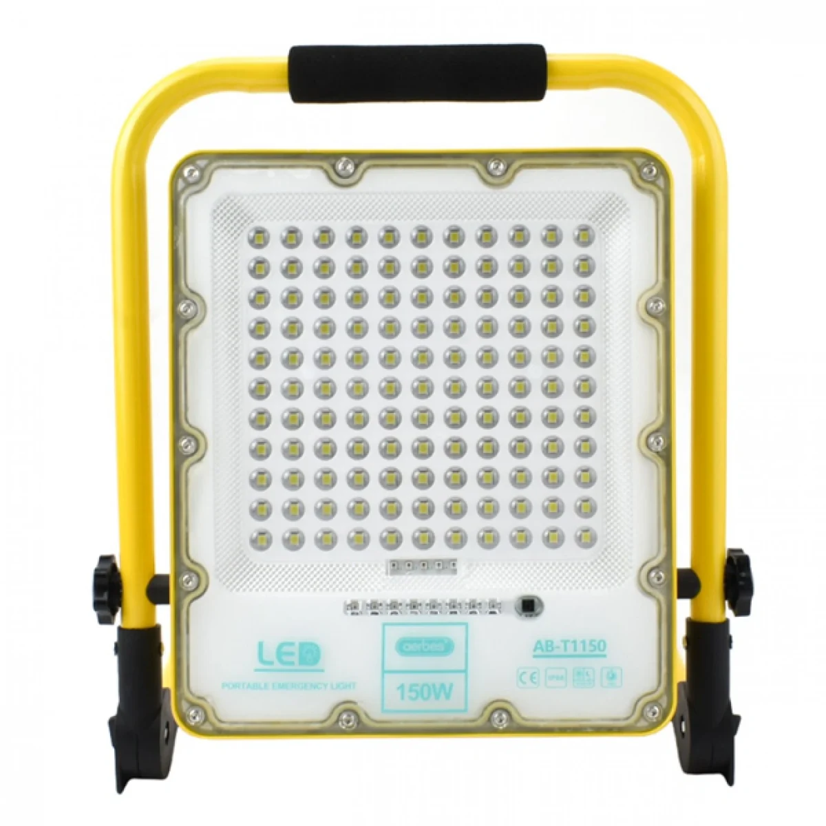 Φορητός Επαναφορτιζόμενος 121LED Προβολέας Ψυχρό Λευκό 150W IP66 AB-T1150