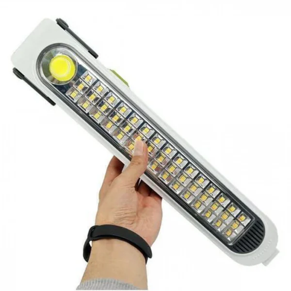 Επαναφορτιζόμενο Ηλιακό Φως Εκτάκτου Ανάγκης με Ενσωματωμένο Ηλιακό Panel και 45 Led HEL-6855T-1