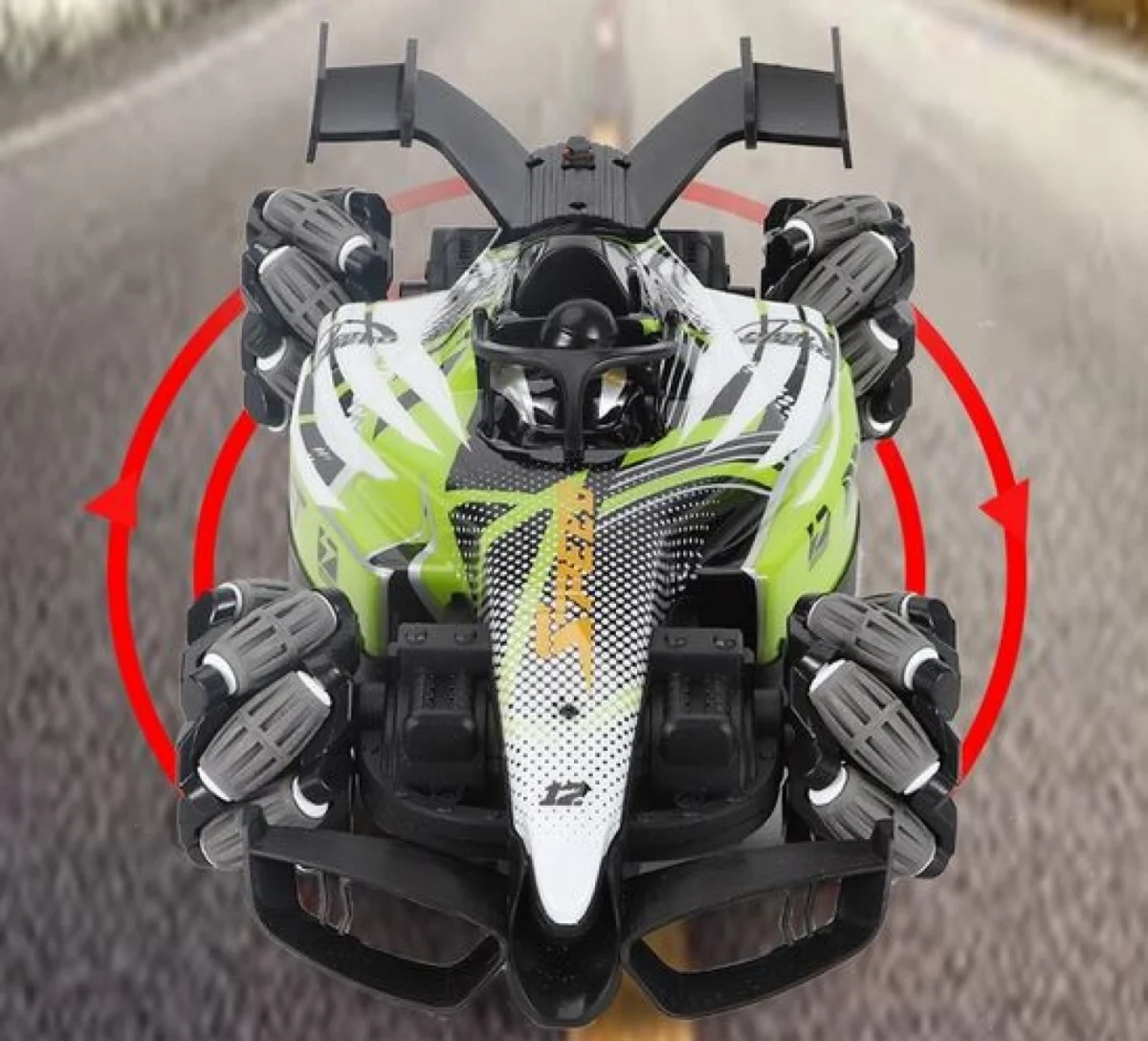 Τηλεκατευθυνόμενο Αυτοκίνητο Ακροβατικών Παντός Εδάφους με Τηλεχειριστήριο - Εφέ Ήχου - Φωτισμού 2.4GHz