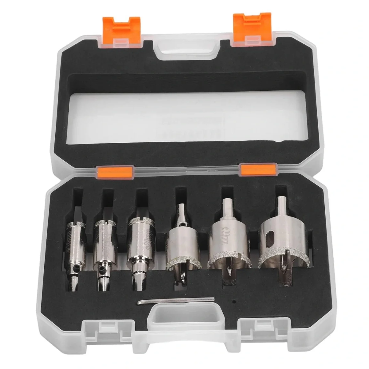 Σετ 6 Τεμαχίων Ποτηροτρύπανα Διαμαντιού 16mm-35mm για Γυαλί Κεραμικά και Πλακίδια