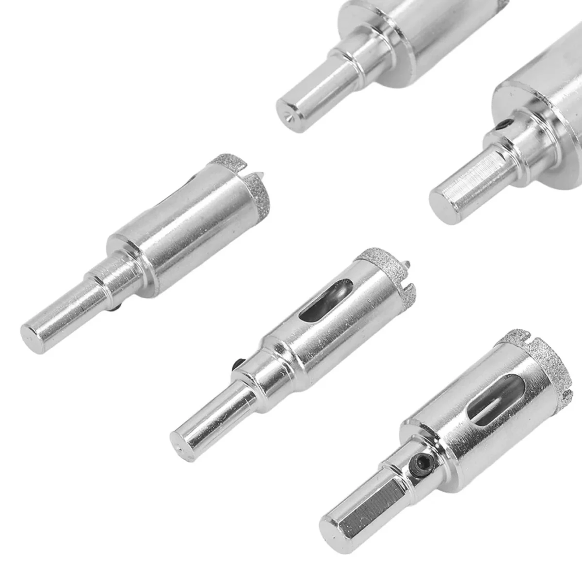 Σετ 6 Τεμαχίων Ποτηροτρύπανα Διαμαντιού 16mm-35mm για Γυαλί Κεραμικά και Πλακίδια