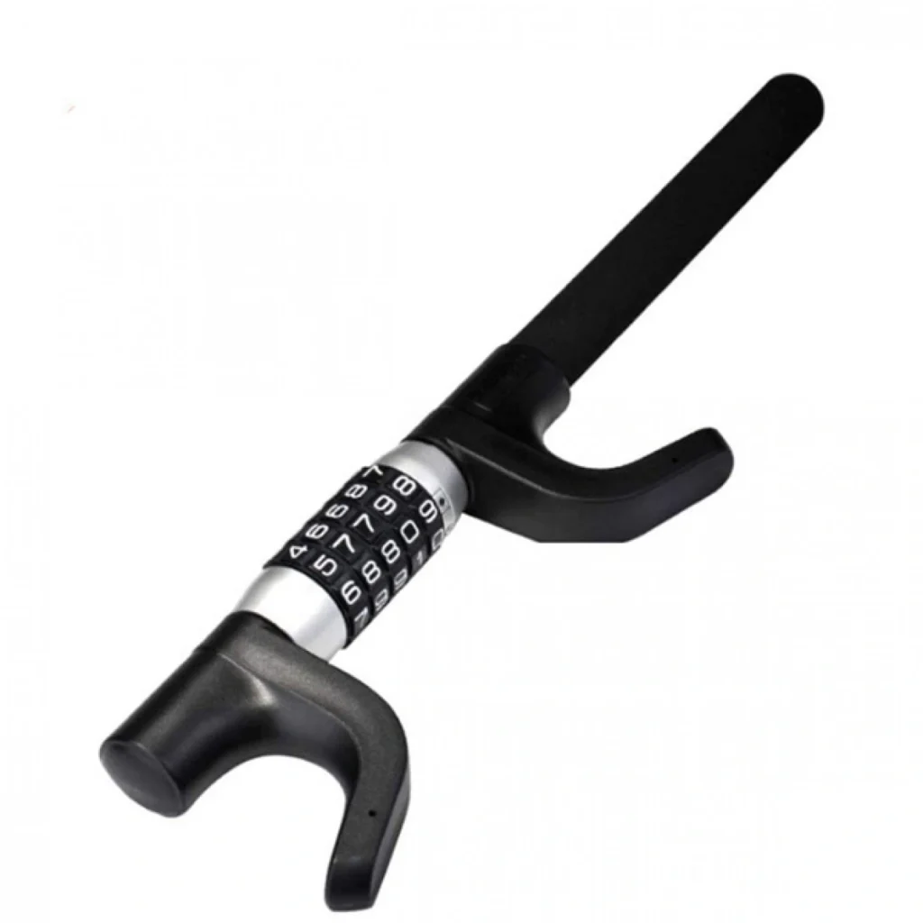 Heavy Duty Αντικλεπτικό Μπαστούνι Ασφαλείας για το Τιμόνι του Αυτοκινήτου με Συνδυασμό 5 Ψηφίων