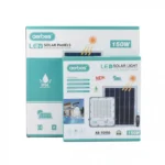 Ηλιακός Προβολέας IP66 150W Ψυχρού Λευκού Φωτισμού με Τηλεχειρισμό & Χρονοδιακόπτη AB-T0150