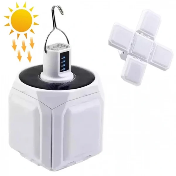 Κρεμαστό Επαναφορτιζόμενος Ηλιακό Φωτιστικό IP65, 60LED με 3 Λειτουργίες Φωτισμού AB-TA130