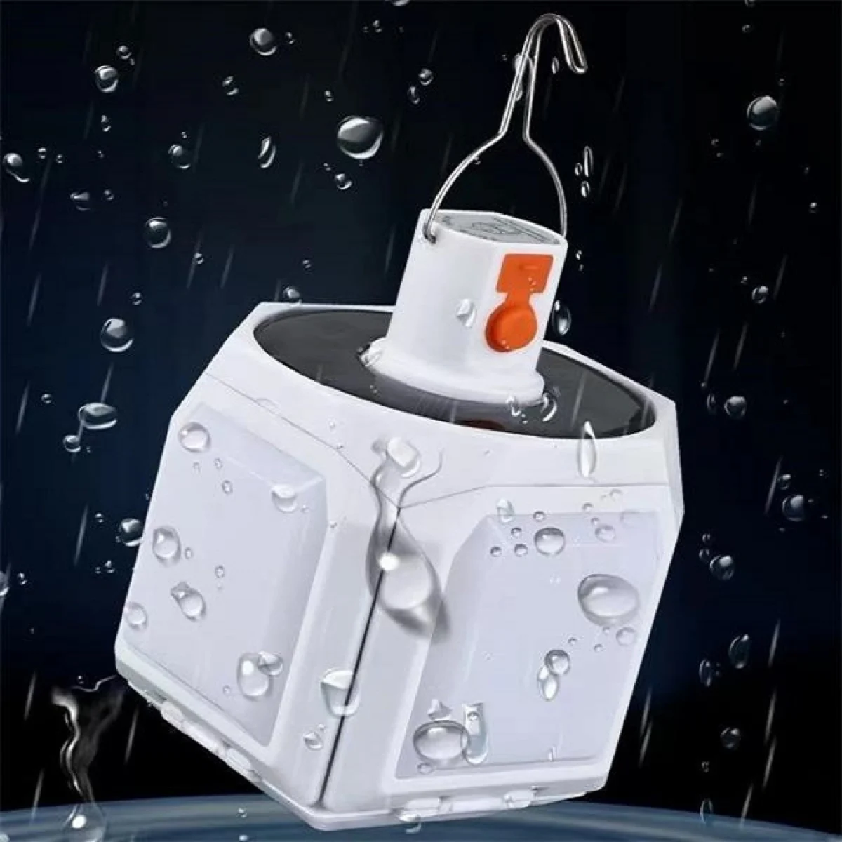 Κρεμαστό Επαναφορτιζόμενος Ηλιακό Φωτιστικό IP65, 60LED με 3 Λειτουργίες Φωτισμού AB-TA130