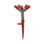 Καρφωτό Περιστροφικό Μπεκ Ποτίσματος με 5 Κεφαλές