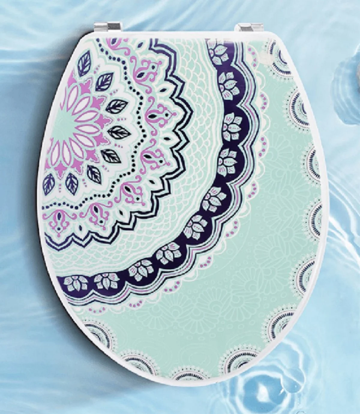 Καπάκι Τουαλέτας Πλαστικό "Print" 37,2x43,3 εκ