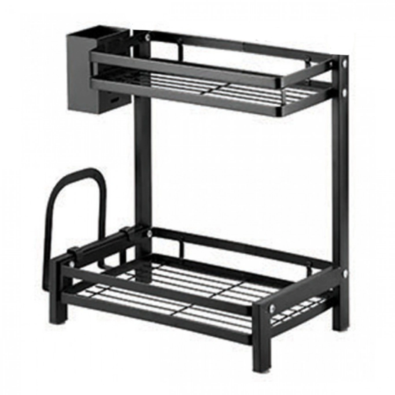 Μεταλλικό Σταντ Μπαχαρικών με 2 Ράφια 32x40cm Μεταλλικό Σταντ Μπαχαρικών με 2 Ράφια 32x40cm