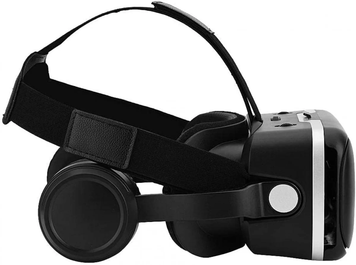 Shinecon G04E VR Headset Γυαλιά Εικονικής Πραγματικότητας με Ενσωματωμένα Ακουστικά για Κινητά από 4″ έως 6″ Μαύρο
