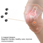 Ελαστική Μαγνητική Επιγονατίδα Σιλικόνης για Ανακούφιση & Υποστήριξη Γονάτου από Πόνο Ασθενειών 1τμχ. One Size