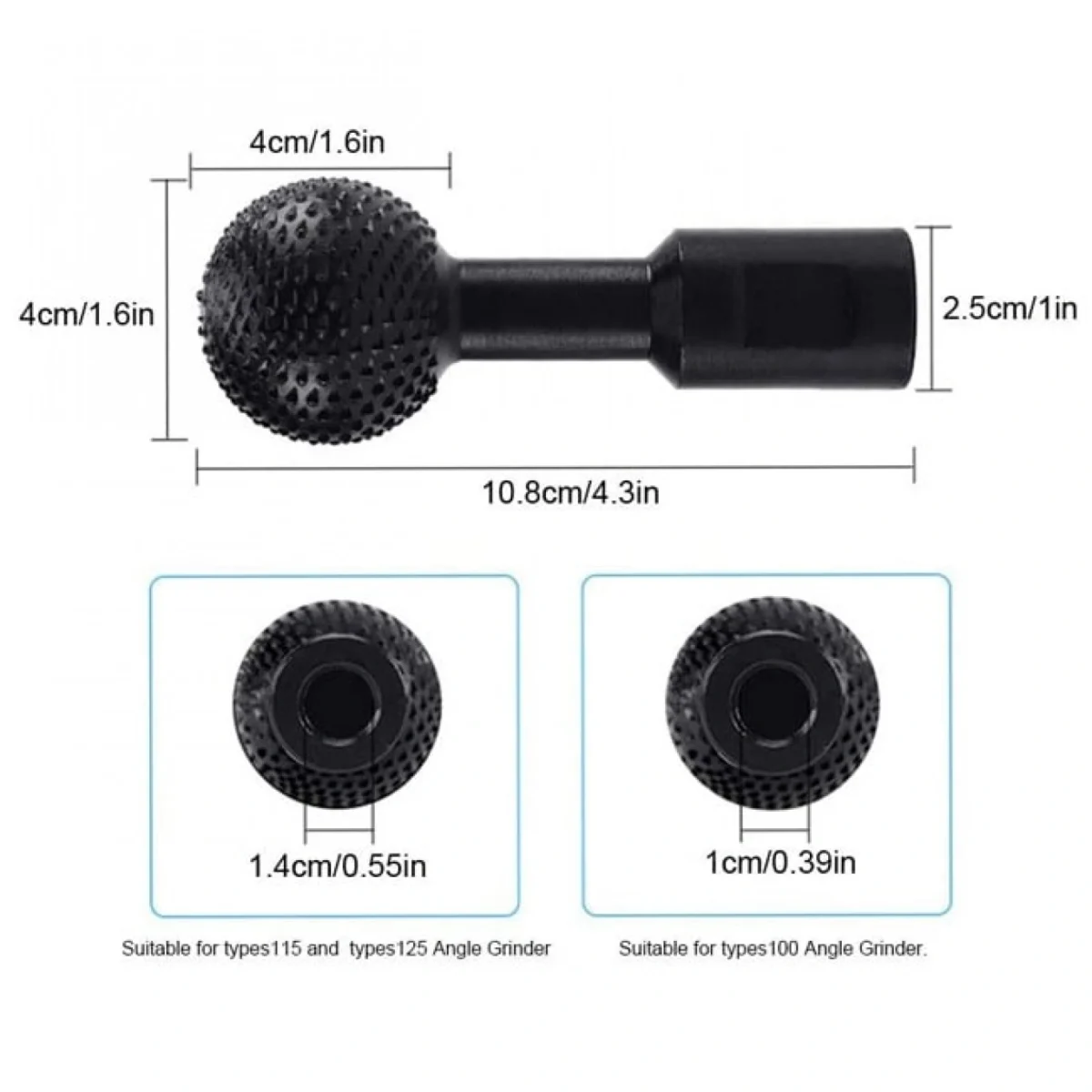 Δίσκος Λείανσης - Ράσπα Ξύλου για Τροχό - Woodworking Angle Grinder Disc 125x22mm