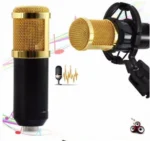 Πυκνωτικό Μικρόφωνο με Βάση Στήριξης και Pop Filter