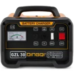 DINGQI Jump Starter 12V & Power Bank 12.000mAh Εκκινητής Μπαταρίας Αυτοκινήτου με Φακό, Κροκοδειλάκια, Καλώδια Φόρτισης, Πυξίδα & Βαλιτσάκι Μεταφοράς