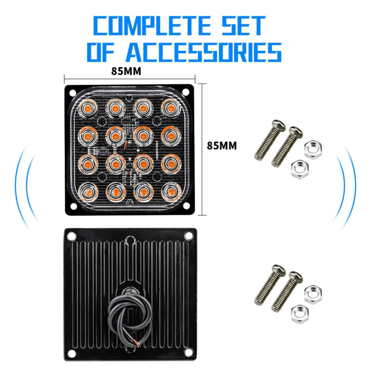 Φανάρι με 33 Led Οπισθοπορείας Φορτηγού-Τρακτέρ - 24V - 1 Τεμάχιο 54007