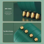 Αναδιπλούμενη Κοσμηματοθήκη - Μπιζουτιέρα Παραβάν - Κουτί Αποθήκευσης Κοσμημάτων με Καθρέπτη 23x11.5x6.5cm