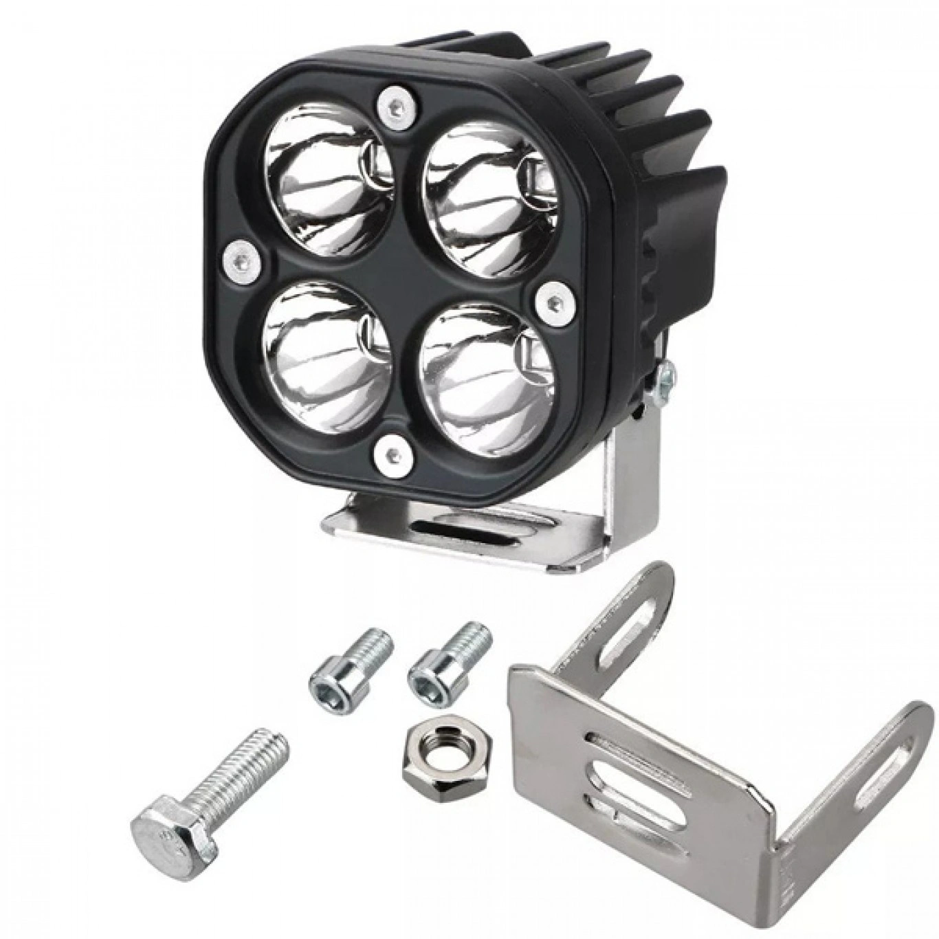 Αδιάβροχος Προβολέας LED 40W Ψυχρού Λευκού Φωτισμού 6000K Αυτοκινήτου, Μηχανής, Jeep SUV, Φορτηγά 12V & 24V 4500 Lumens IP67 Αδιάβροχος Προβολέας LED 40W Ψυχρού Λευκού Φωτισμού 6000K Αυτοκινήτου, Μηχανής, Jeep SUV, Φορτηγά 12V & 24V 4500 Lumens IP67