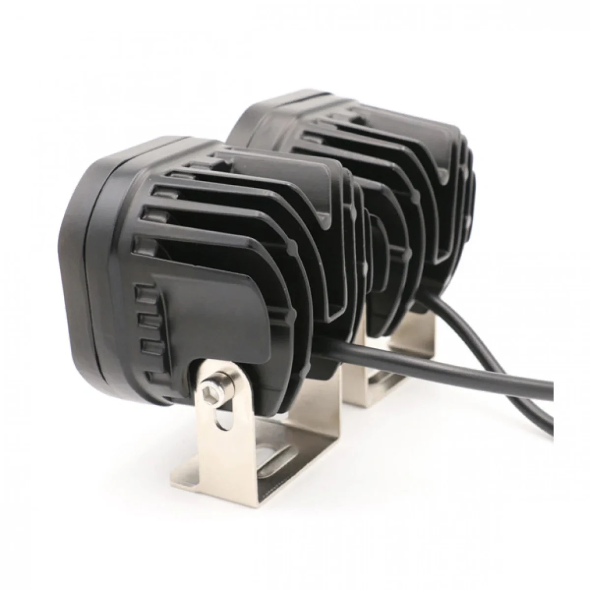 Αδιάβροχος Προβολέας LED 40W Ψυχρού Λευκού Φωτισμού 6000K Αυτοκινήτου, Μηχανής, Jeep SUV, Φορτηγά 12V & 24V 4500 Lumens IP67