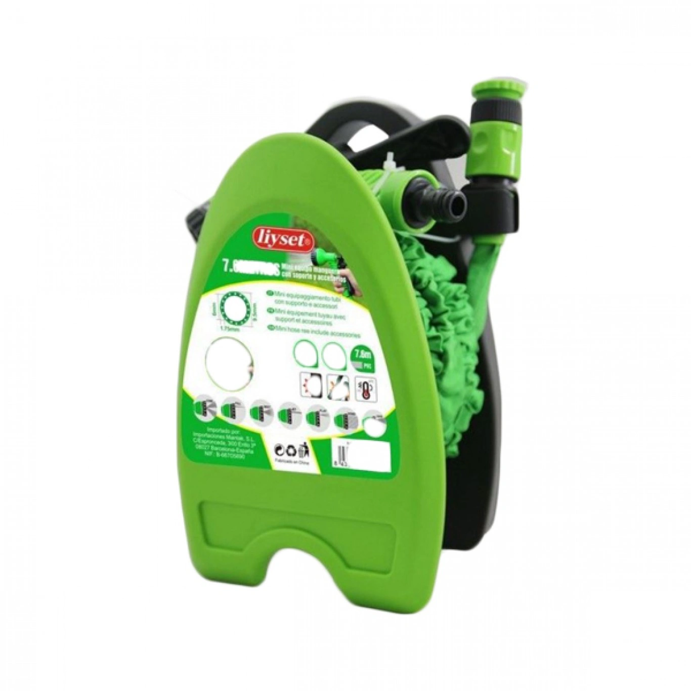 Σετ Λάστιχο Ποτίσματος με Βάση Στήριξης και Πιστόλι 7,6m Σετ Λάστιχο Ποτίσματος με Βάση Στήριξης και Πιστόλι 7,6m