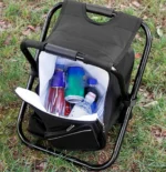 Πτυσσόμενη Φορητή Καρέκλα με Ψυγείο - Σακίδιο Πλάτης Κάμπινγκ 3 σε 1 - Σκαμπό Παραλίας - Ψαρέματος - Camping