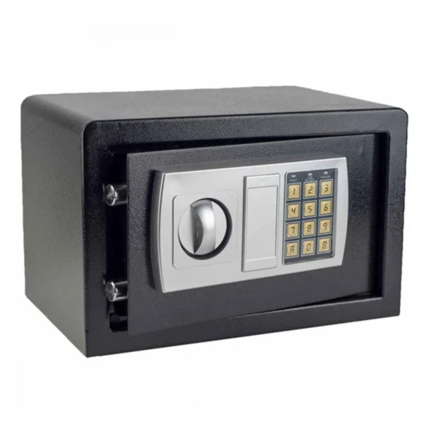 Εντοιχιζόμενο Χρηματοκιβώτιο Ξενοδοχείου – Σπιτιού με Ψηφιακό Κλείδωμα και Κλειδί 31x20x20cm XS-T-20 Μαύρο