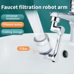 360° Τριπλά Περιστρεφόμενος Βραχίονας - Επέκταση Βρύσης με Φίλτρο