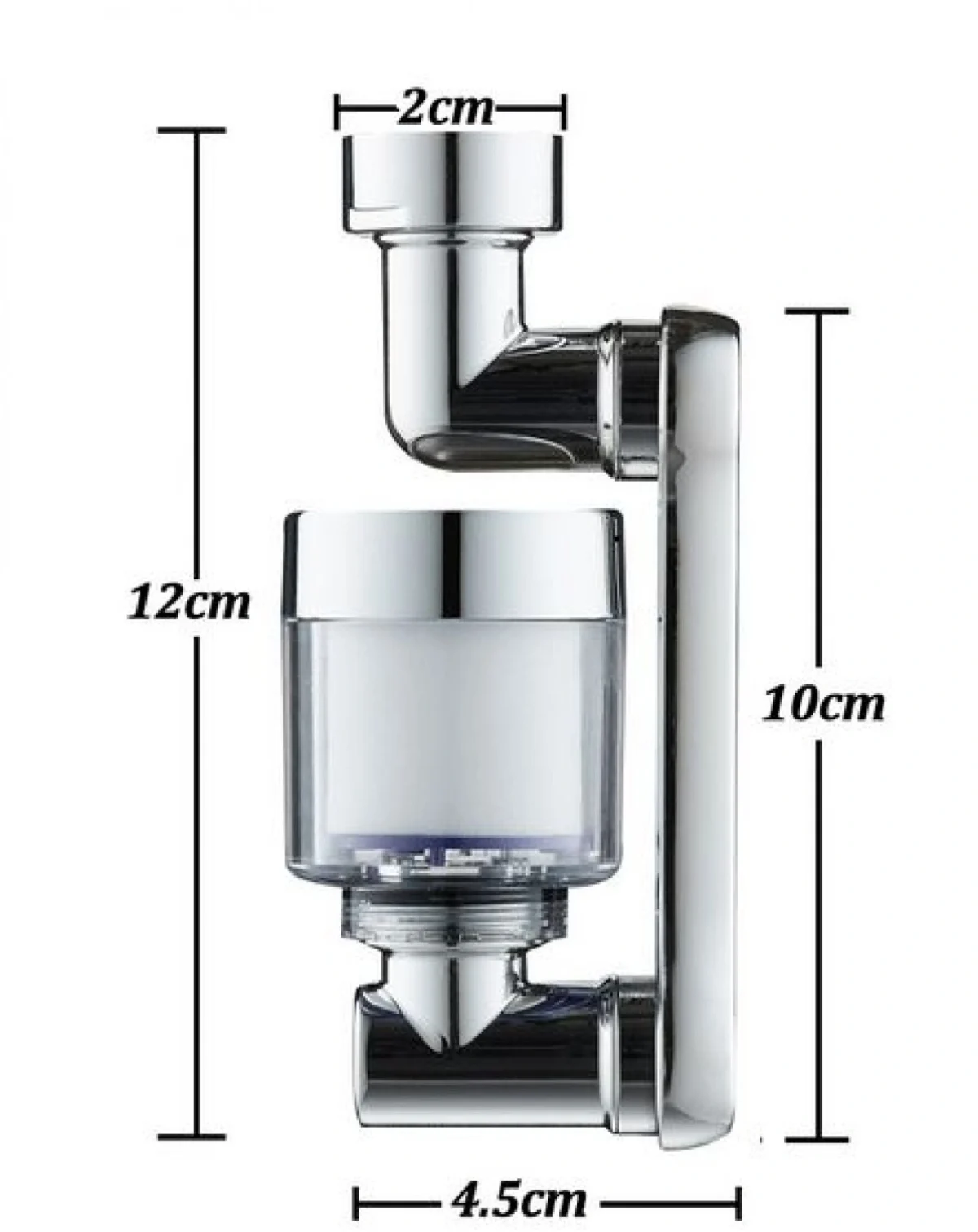 360° Τριπλά Περιστρεφόμενος Βραχίονας - Επέκταση Βρύσης με Φίλτρο