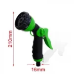 Πιστόλι για Λάστιχο Ποτίσματος με Αντιολισθητική Λαβή και 8 Λειτουργιες Ψεκασμού 21x1.6 cm