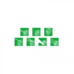 Πιστόλι για Λάστιχο Ποτίσματος με Αντιολισθητική Λαβή και 7 Λειτουργίες Ψεκασμού Πράσινο 19x1.6 cm