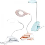 Επιτραπέζια LED Λάμπα - Φωτιστικό USB με Εύκαμπτο Βραχίονα & Κλιπ Μανταλάκι