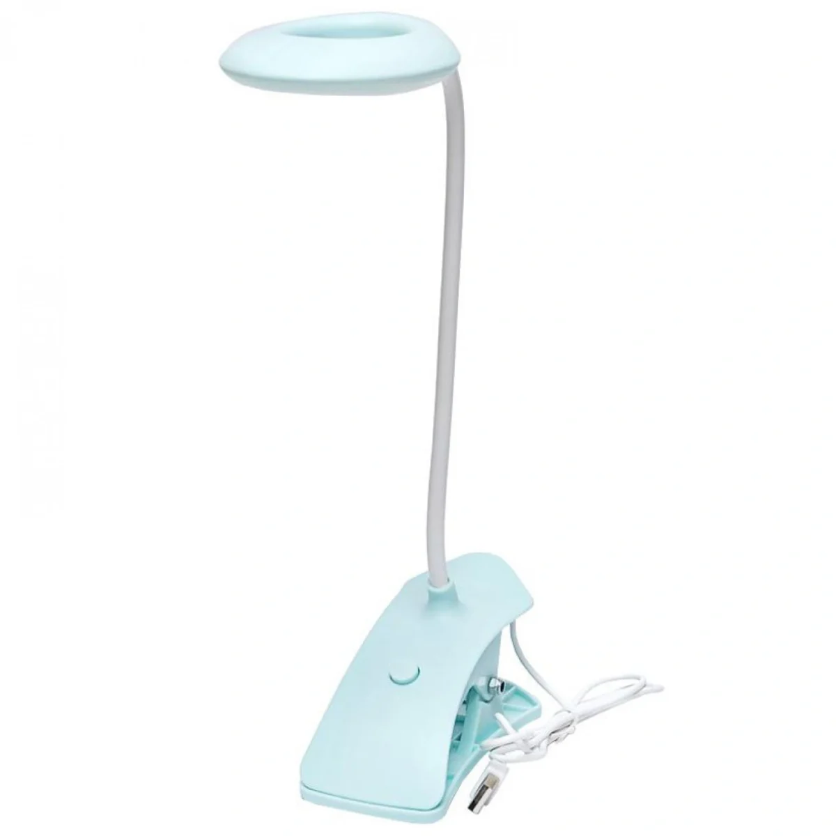 Επιτραπέζια LED Λάμπα - Φωτιστικό USB με Εύκαμπτο Βραχίονα & Κλιπ Μανταλάκι