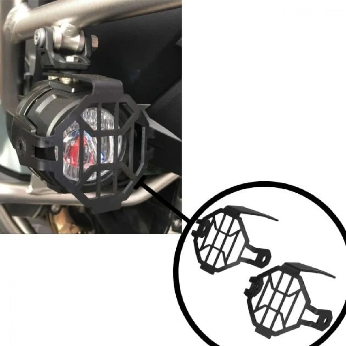 LED Universal Αδιάβροχοι Προβολείς Ομίχλης CAN BUS για Μοτοσυκλέτες BMW K1600 & 1200GS Adventure 2τμχ