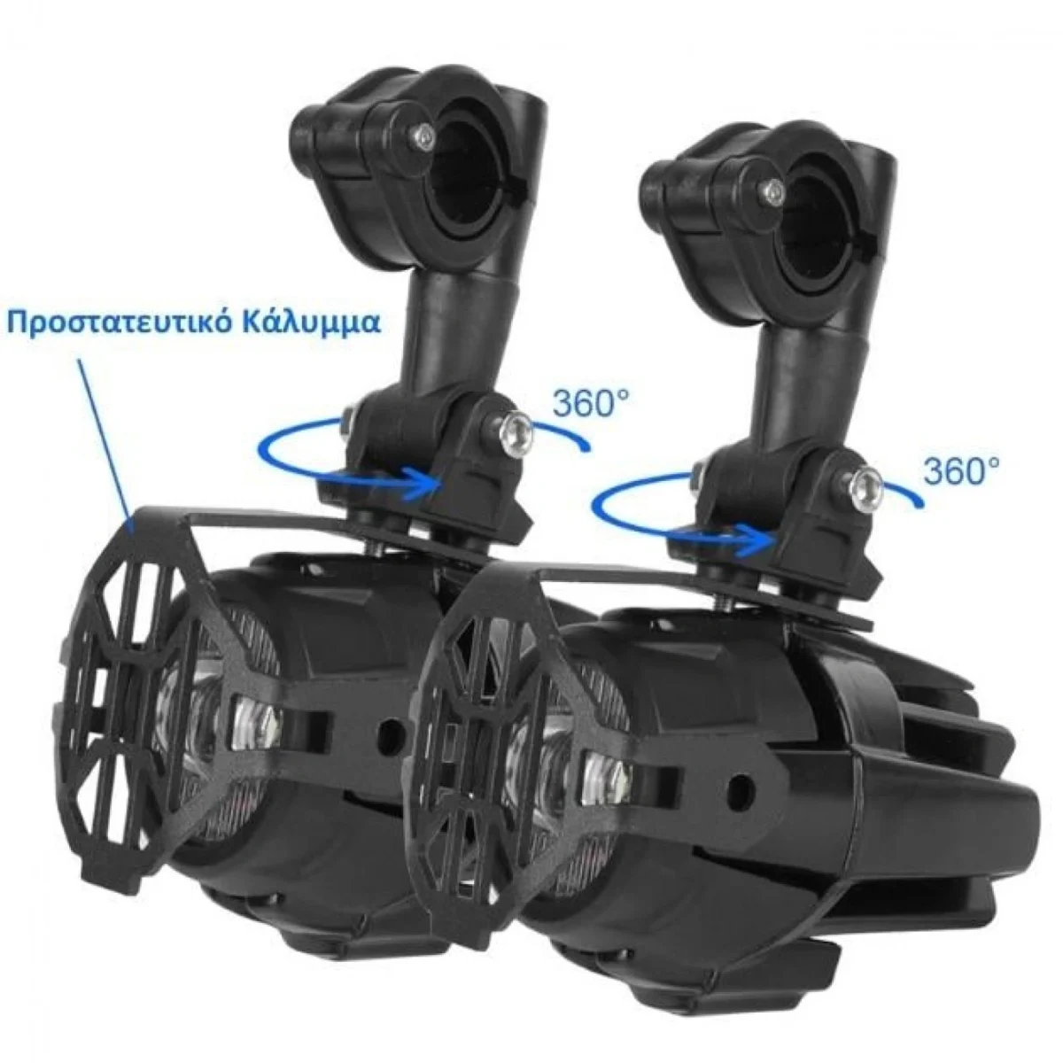 LED Universal Αδιάβροχοι Προβολείς Ομίχλης CAN BUS για Μοτοσυκλέτες BMW K1600 & 1200GS Adventure 2τμχ