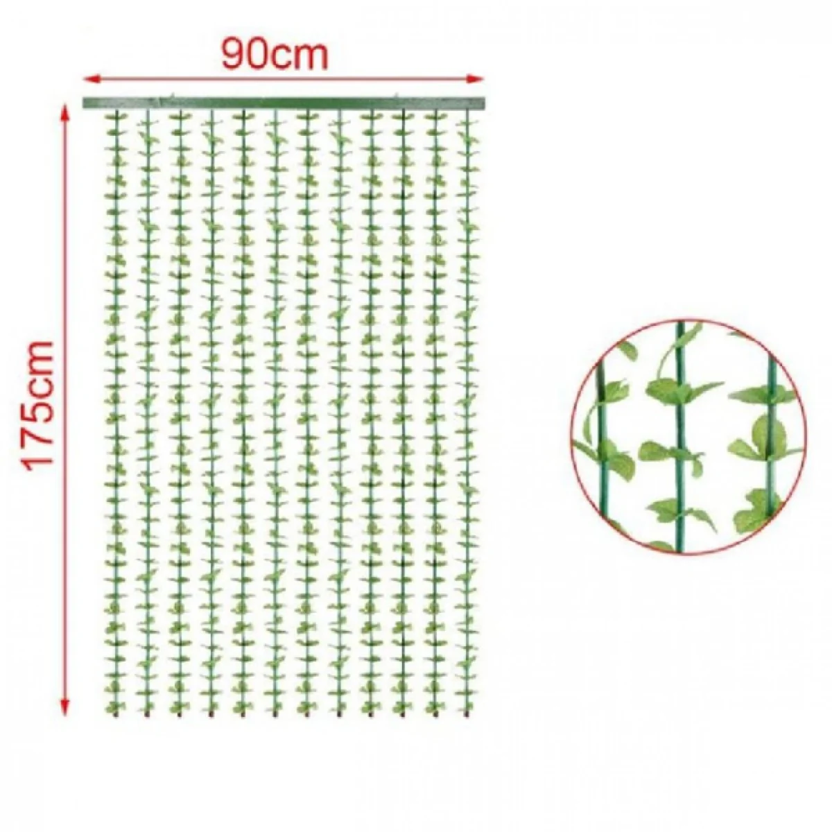 Κουρτίνα Πόρτας από Bamboo 90×175cm