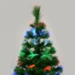 Αυτοφωτιζόμενο Χριστουγεννιάτικο Δέντρο 180εκ Οπτικής Ίνας Εναλλαγής Χρωμάτων