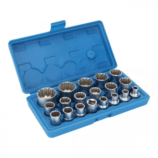 Κασετίνα 19 Τεμαχίων 1,2 Γενικής Χρήσης με Χάλυβα Cr-V 8mm-32mm