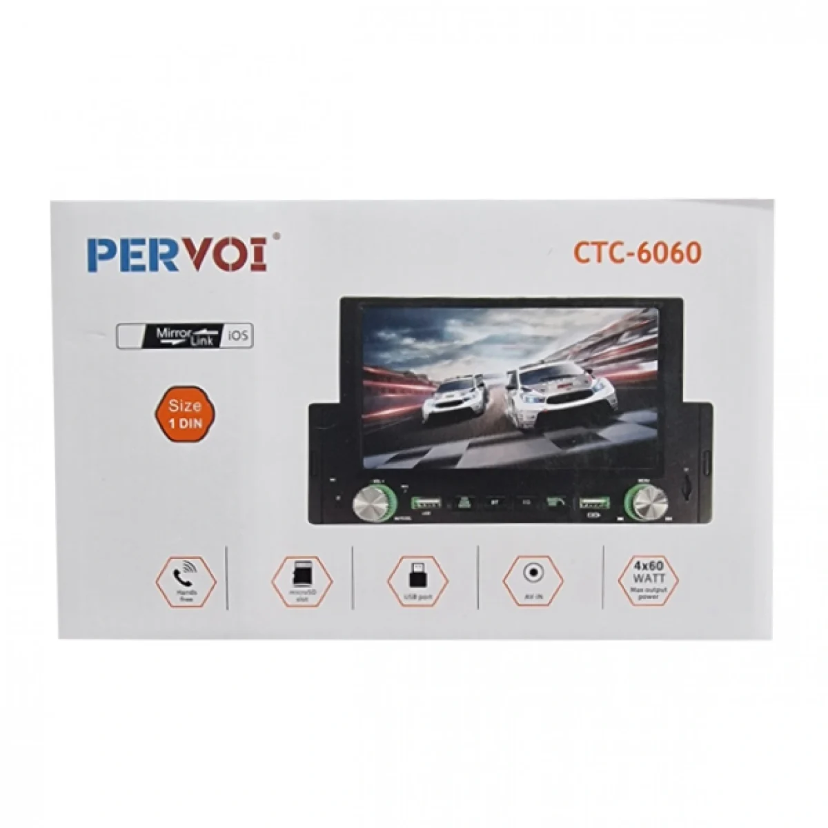 Ενισχυτής Multimedia με Πτυσόμενη Οθόνη Αφής 6.2 inch TFT Ηχοσύστημα Αυτοκινήτου Bluetooth 1 DIN CTC-6060