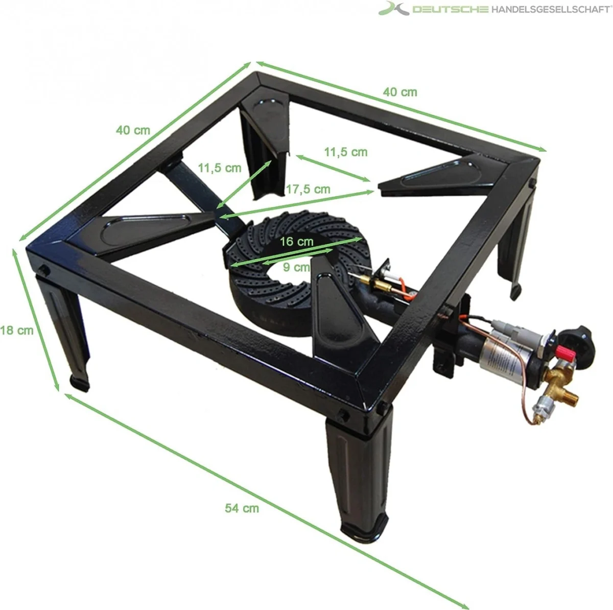 Μονή Μαντεμένια Εστία Υγραερίου Destman DT-1840-4P