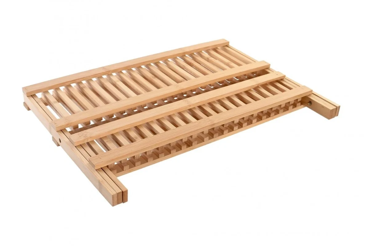 Ξύλινη Διώροφη Πιατοθήκη 45.5x33.5cm