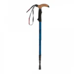 Πτυσσόμενο Αντικραδασμικό Μπαστούνι 31112 - με Λαβή Απομίμηση Φελλού για Πεζοπόρους, Ορειβάτες 63-135 cm