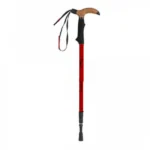 Πτυσσόμενο Αντικραδασμικό Μπαστούνι 31112 - με Λαβή Απομίμηση Φελλού για Πεζοπόρους, Ορειβάτες 63-135 cm