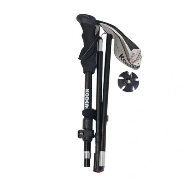 Αναδιπλούμενο Αντικραδασμικό Μπαστούνι 31114 με Ρυθμιζόμενο Λουρί Καρπού για Πεζοπόρους, Ορειβάτες 65-135 cm