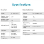 Ασύρματο Κουδούνι Ρεύματος Εμβέλειας 150μ με 38 Μελωδίες RL-3882