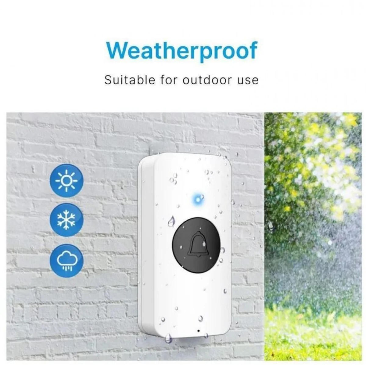 Ασύρματο Κουδούνι Ρεύματος Εμβέλειας 150μ με 38 Μελωδίες RL-3882