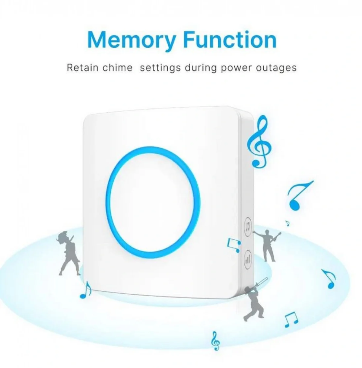 Ασύρματο Κουδούνι Ρεύματος Εμβέλειας 150μ με 38 Μελωδίες RL-3882