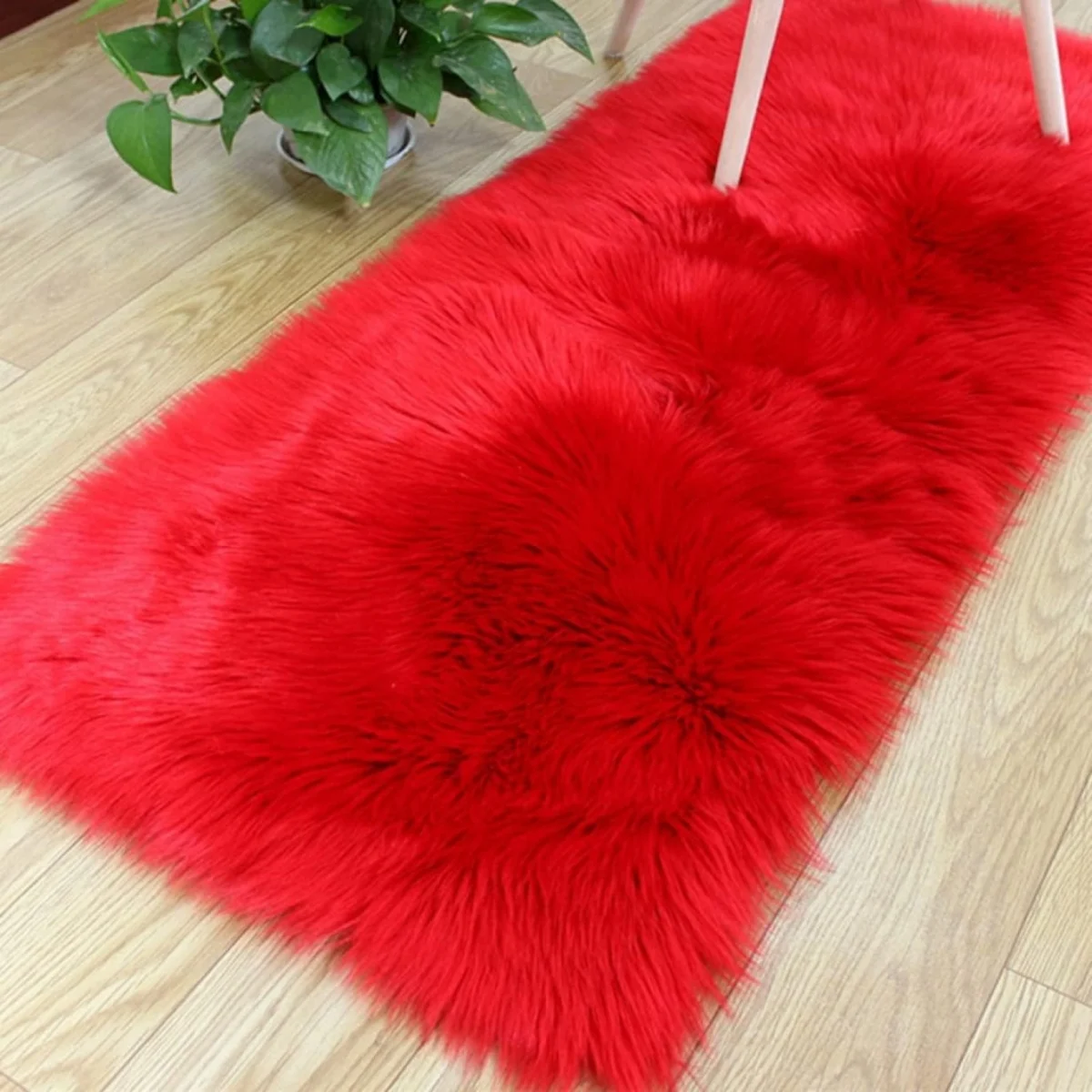 Sheepskin Χνουδωτό Χαλί Διάδρομος Από Συνθετική Γούνα 120x60 εκ. 93848