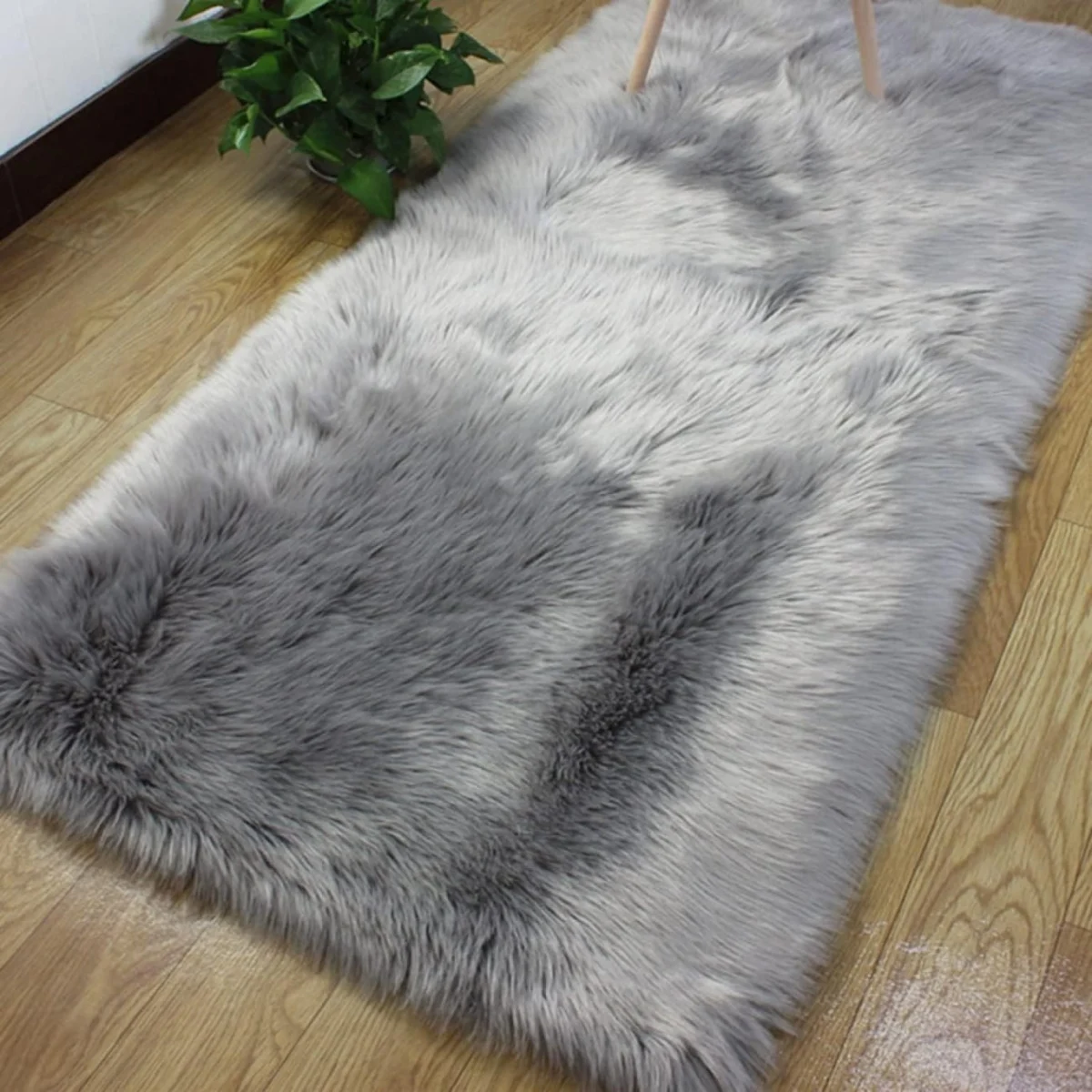 Sheepskin Χνουδωτό Χαλί Διάδρομος Από Συνθετική Γούνα 120x60 εκ. 93848