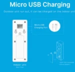 Ασύρματο Κουδούνι 433 Mhz RL-0518 -Σύστημα Ενδοεπικοινωνίας έως 500 μέτρα - Θυροτηλέφωνο Ηχου