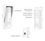 Ασύρματο Κουδούνι 433 Mhz RL-0518 -Σύστημα Ενδοεπικοινωνίας έως 500 μέτρα - Θυροτηλέφωνο Ηχου