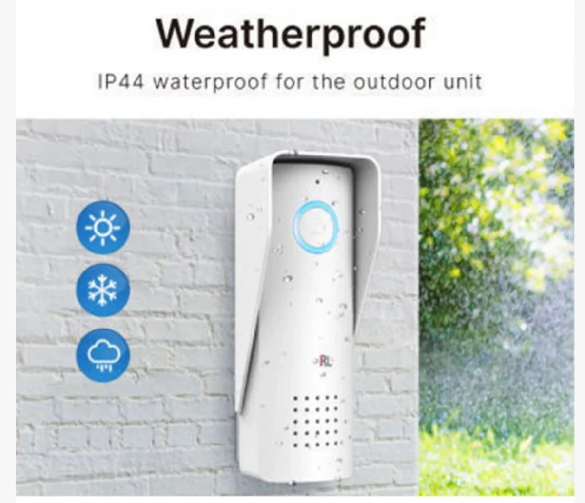 Ασύρματο Κουδούνι 433 Mhz RL-0518 -Σύστημα Ενδοεπικοινωνίας έως 500 μέτρα - Θυροτηλέφωνο Ηχου