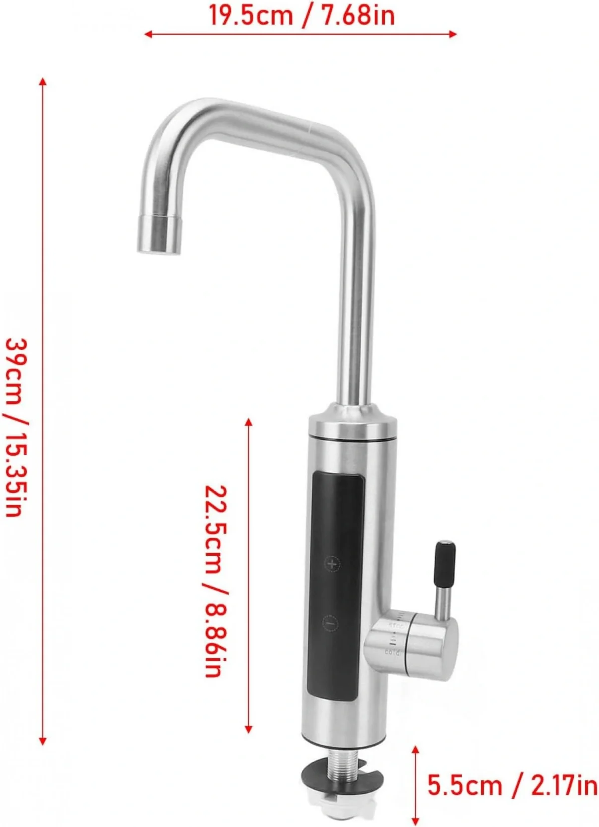 Ηλεκτρικός Ταχυθερμαντήρας Βρύση RY-011-3 3000W